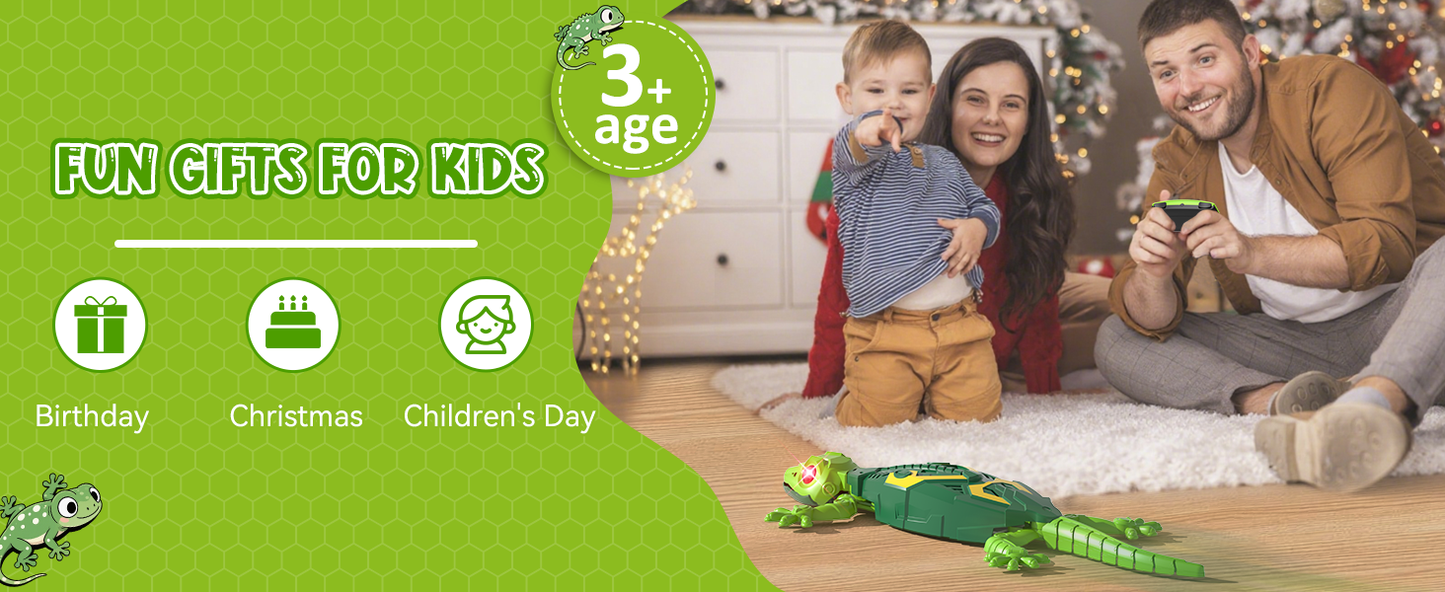 🔥🔥Wall Climbing Lizard,Wall Crawler Robot Gecko Remote Control,Floor Ceiling Crawling Electric Lizard Rc Car Toy