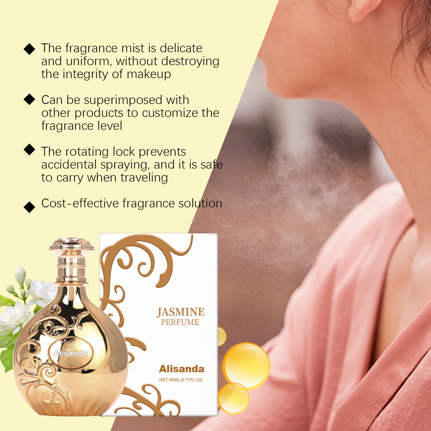 Prestige Alisanda Eau De Parfum- Unique Blend of Notes, Luxurious Aromatics, Highly Scented Arabian Perfume