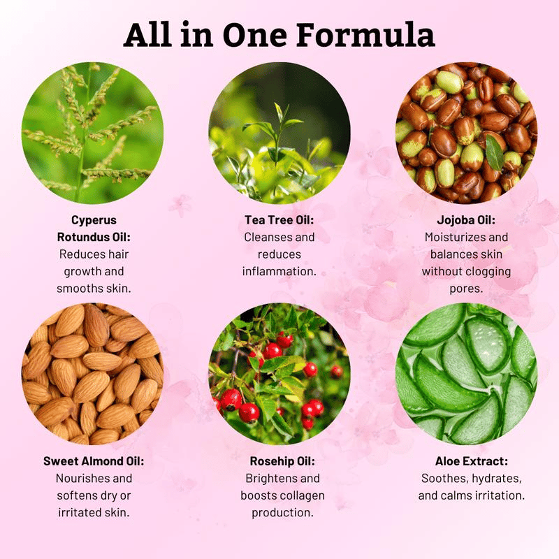 ✨ Cheemex Beauty ，Instant Hair Removal Oil  for Soft, Smooth, Touchable Skin，Smooth & Soft Hair Removal Oil for Long-Lasting Results